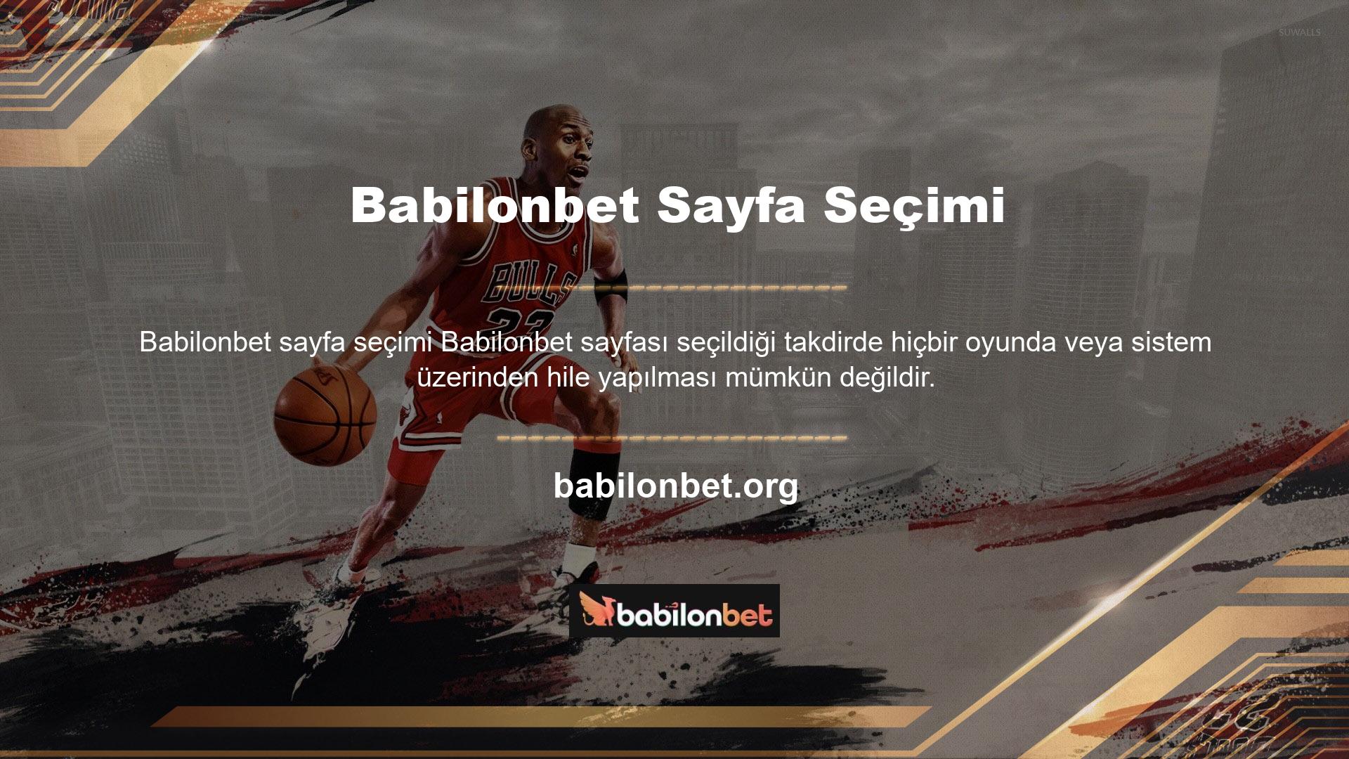 Babilonbet canlı bahis, çevrimiçi oyunlar ve bahis alanında dünya çapında tanınan bir sitedir